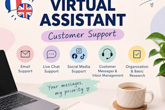 provide french and english customer support through chat and email