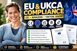 draft eu ukca declaration of conformity, ce marking for amazon and tiktok shop