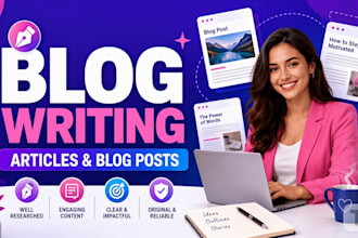 write engaging blog posts, articles, and website content