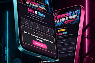 build a custom interactive workout web app for personal trainers