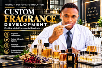 formulate custom perfume, fragrance and scent formulas for your brand