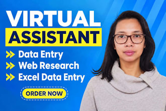 do data entry, copy paste and web research
