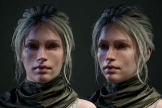 3d metahuman character 3d character animation, game character 3d character rig