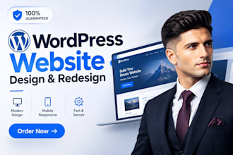 make wordpress website professional and fast