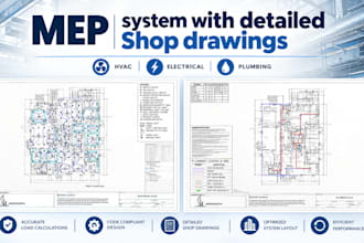 design your mep system with detailed shop drawings
