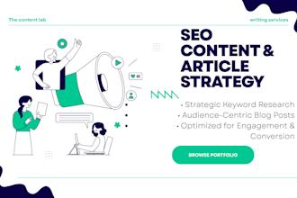 write SEO optimized affiliate blog posts and product roundups