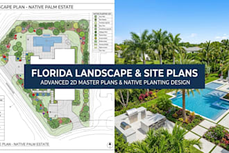 design florida professional landscape, planting, irrigation and site plans