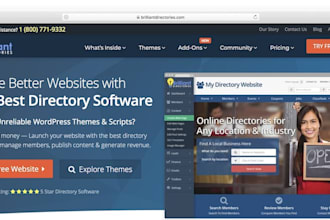 wordpress directory website design wilcity listingpro mylistng hivepress website