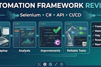 build test automation frameworks for web and AWS applications