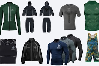 fashion clothing tech pack for sportwear running top singlet, windbreaker jacket