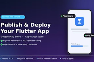 publish and deploy your flutter app to play store and app store