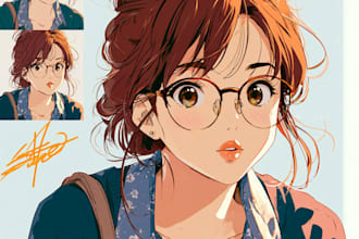 draw a professional anime avatar for your profile
