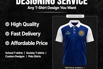 design custom t shirt and wristband designs for your brand