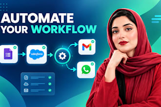 build a no code automation workflow using zapier or make