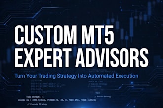 develop custom expert advisors