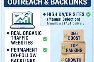 do high quality guest post outreach and SEO backlinks building