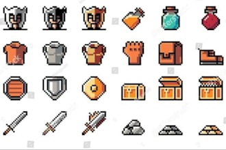 create pixel art icons, textures and resource packs for minecraft and indie game