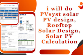 do pvsyst solar pv design, rooftop solar design, solar pv calculation