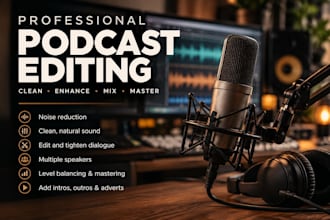 edit and clean up your podcast audio