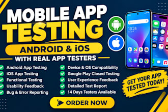 provide 12 testers for google play closed testing