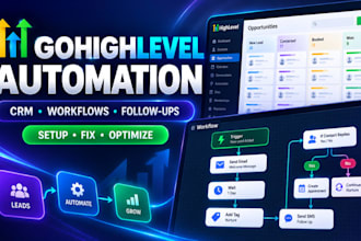 build gohighlevel sales funnels crm workflow and marketing automation