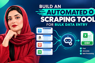 build an automated scraping tool for bulk data entry