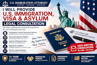 provide US immigration visa asylum legal consultation