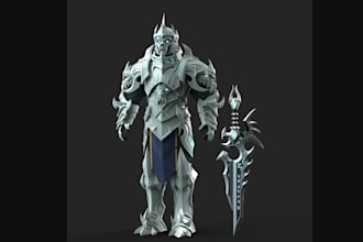 3d cosplay model for 3d printing
