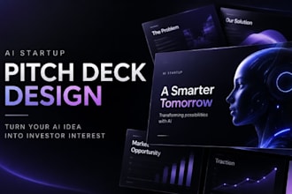 design ai startup pitch deck artificial intelligence investor presentation