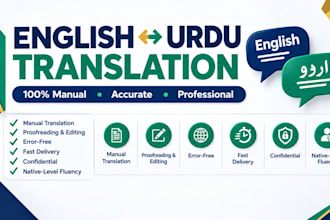 english to urdu manual translation
