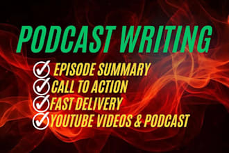listen and write podcast show notes in a day