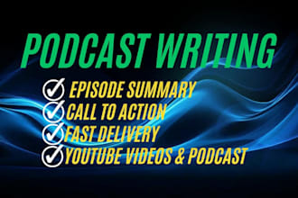 write SEO professional podcast show notes and podcast summary