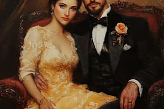 paint renaissance art oil painting portrait