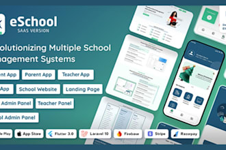 build school management app, e learning app, educational app, parent control app