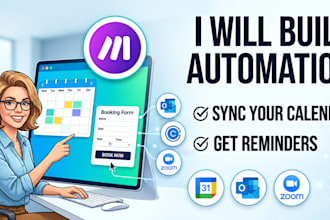 build make appointment booking and calendar automation