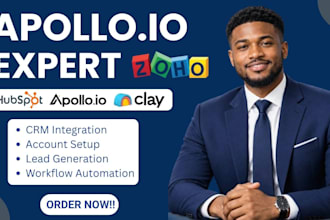 setup apolloio apollo io crm clay com zoho zapier automation