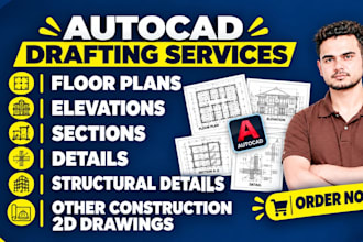 create accurate autocad 2d drawings from your references