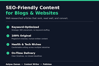 write SEO content for tech and saas brands
