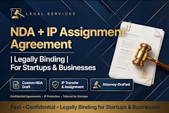 draft nda and intellectual property assignment contracts