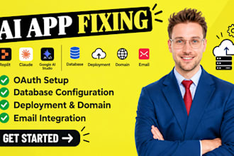 fix replit claude code google ai studio oauth database deployment domain email
