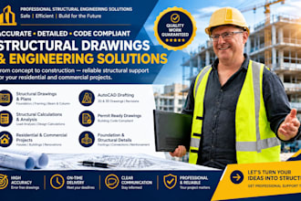do structural drawings structural design structural plans structural calculation