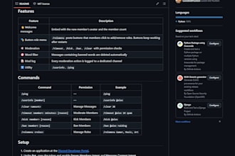 create a custom discord bot in python