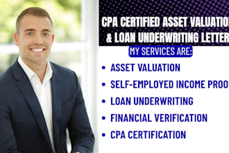 us CPA income business verification comfort mortgage loan as US CPA letter
