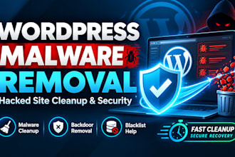 remove wordpress malware, fix hacked website and improve security