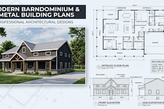 design custom barndominium floor plans and house plans