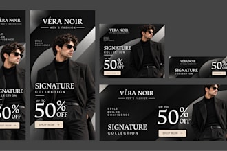 design eye catching web banners and display ads
