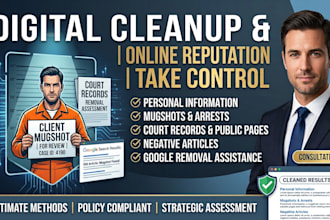 help remove mugshots and unwanted court records from search results
