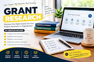 research grants and funding opportunities for your business or nonprofit