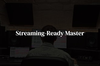 master your track for streaming platforms