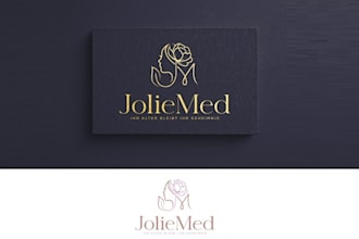design a luxury medical aesthetic clinic logo and beauty branding